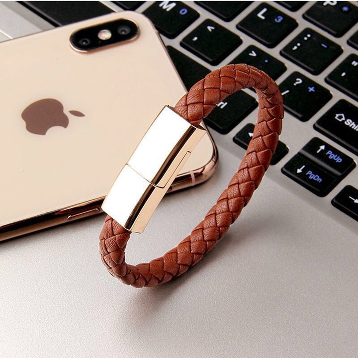 Cinteraβ’ Charger Bracelet USB Charging Cable for iPhone Samsung