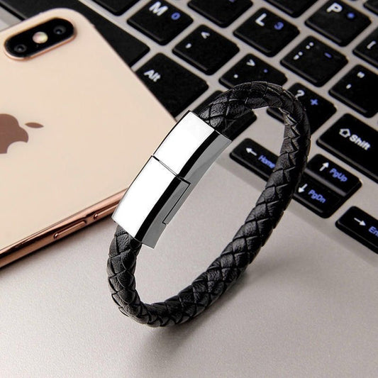 Cinteraβ’ Charger Bracelet USB Charging Cable for iPhone Samsung