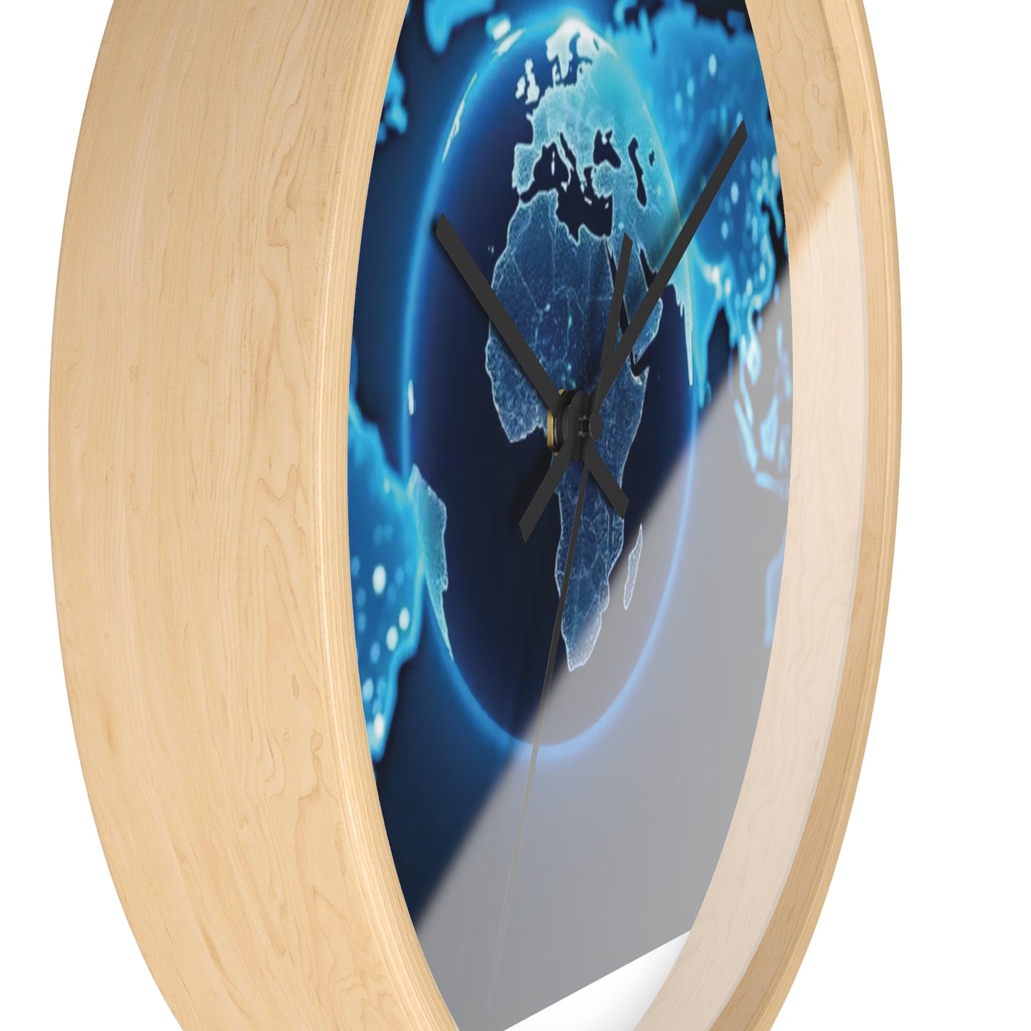 Timing World Map Wall Clock