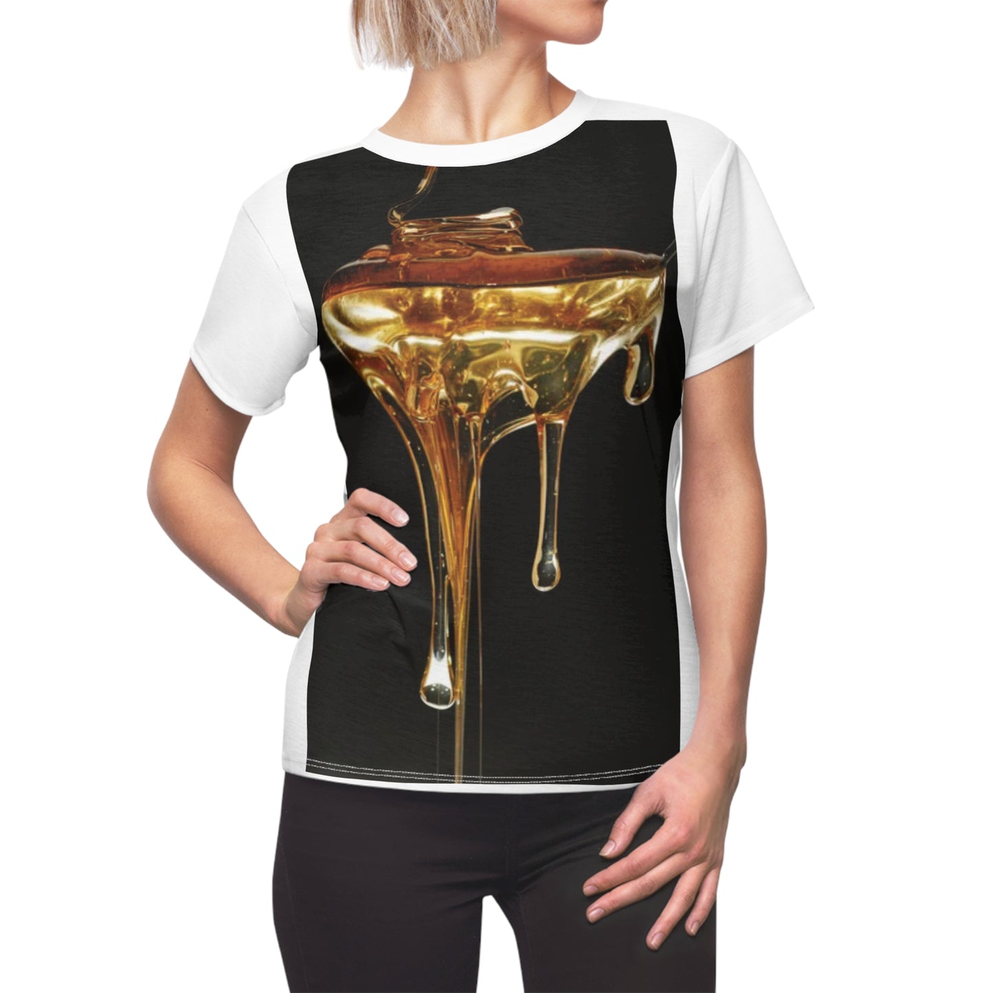 Golden Dripping Droplets Tee UniSex