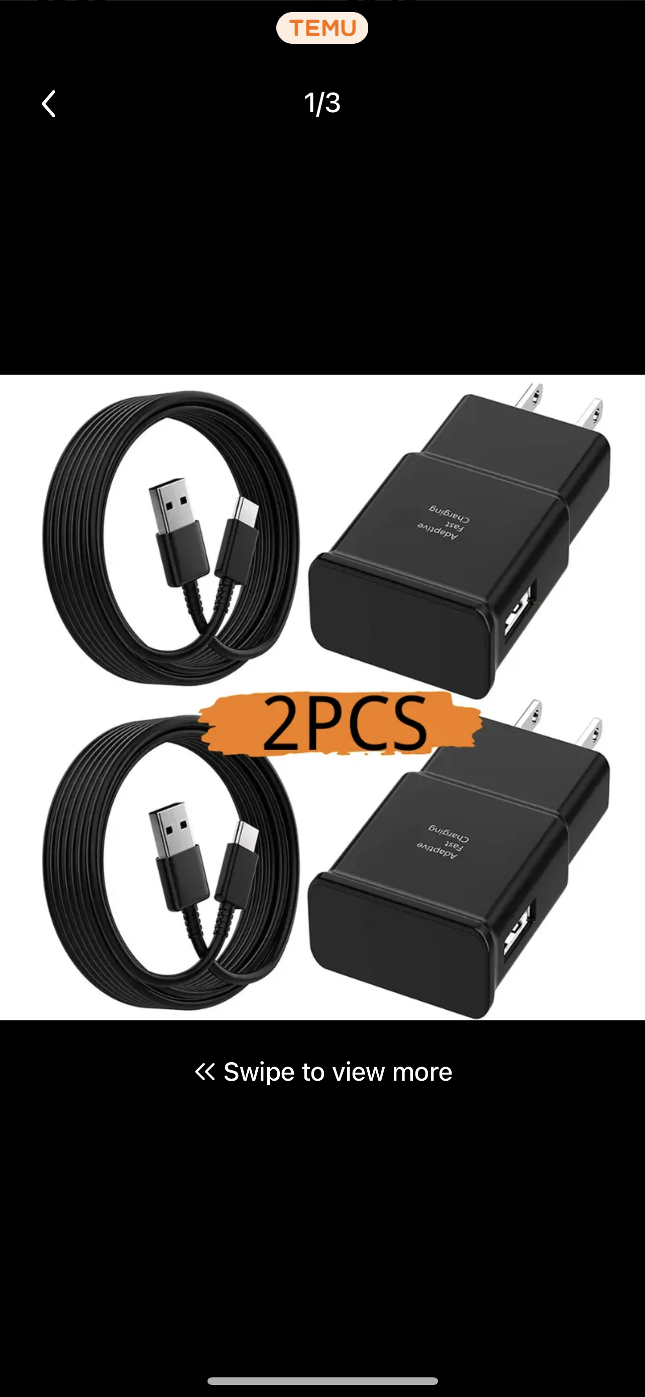 Samsung Charger Fast Charging Cord 4.4ft with USB Wall Charger plug for Samsung Galaxy