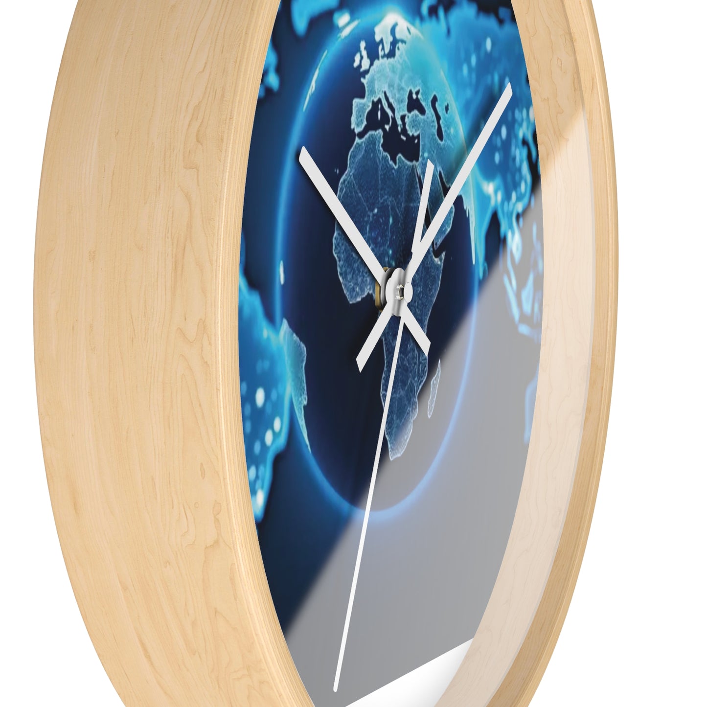 Timing World Map Wall Clock