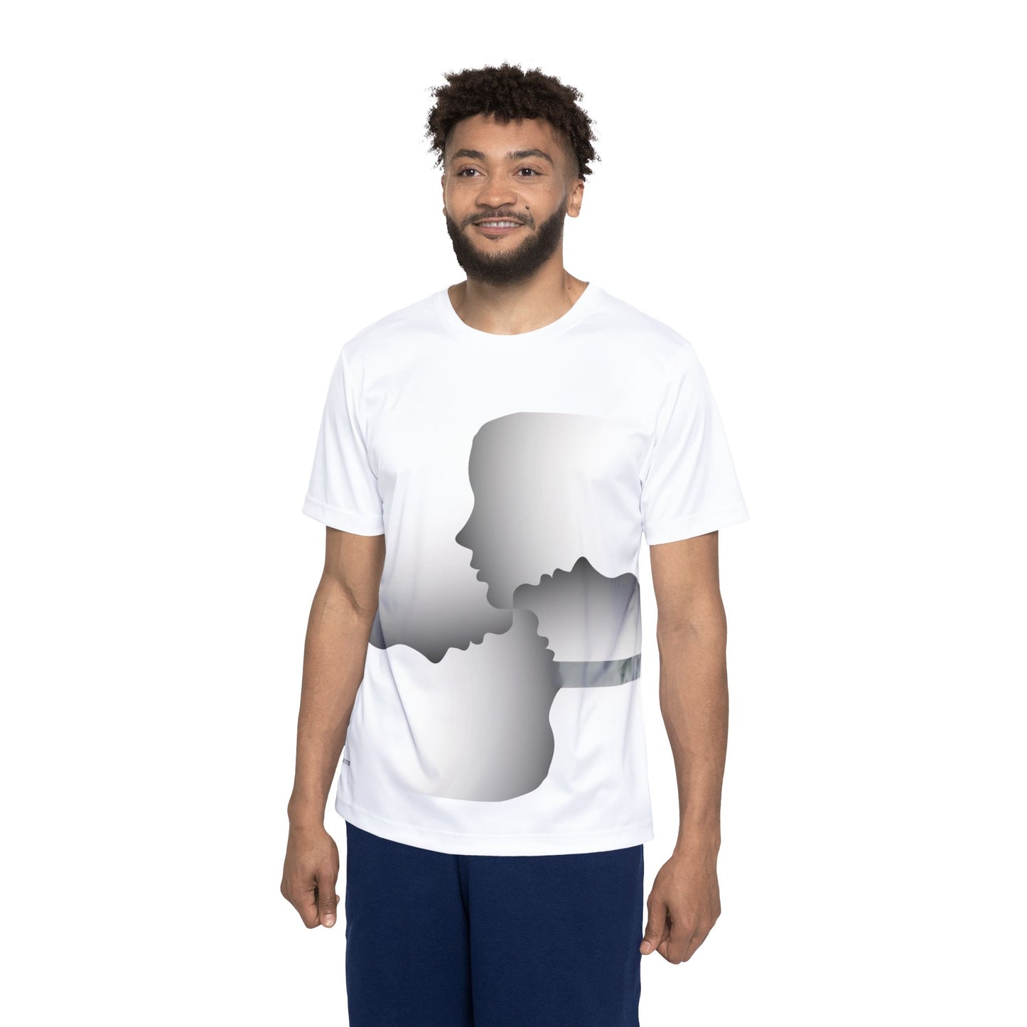 unisex Men's Sporty Jersey, Athletic Tee, Casual Wear